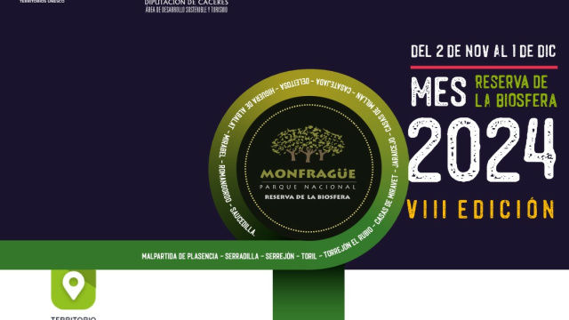 VIII EDICIÓN DEL MES DE LA RESERVA DE LA BIOSFERA DE MONFRAGÜE 2024