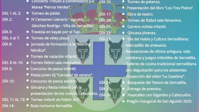 PROGRAMA DE ACTIVIDADES DE AGOSTO 2025