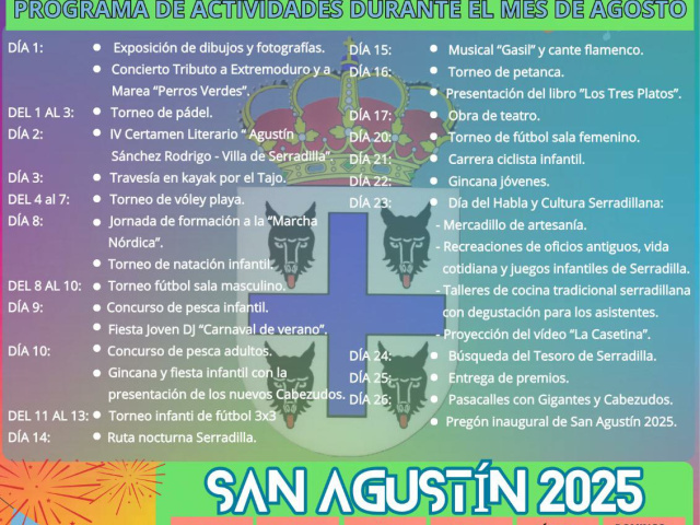PROGRAMA DE ACTIVIDADES DE AGOSTO 2025